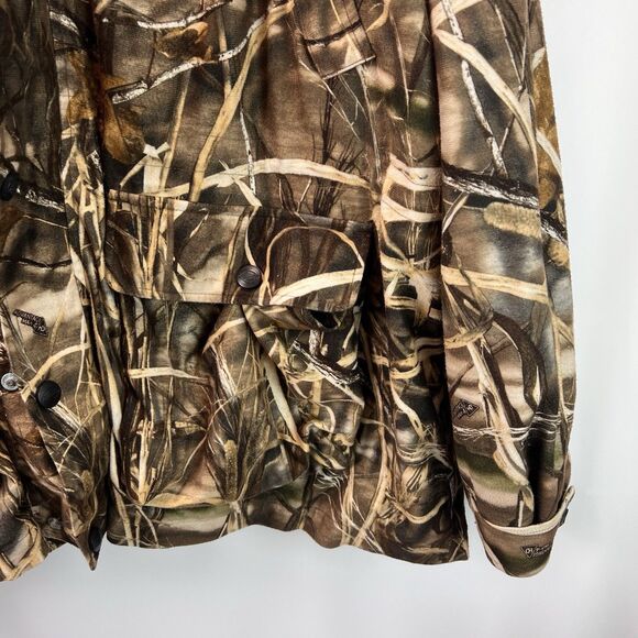 Dickies Men’s 2XL Insulated Camouflage Hooded Jacket Full Zip Workwear FLAW - Picture 5 of 12